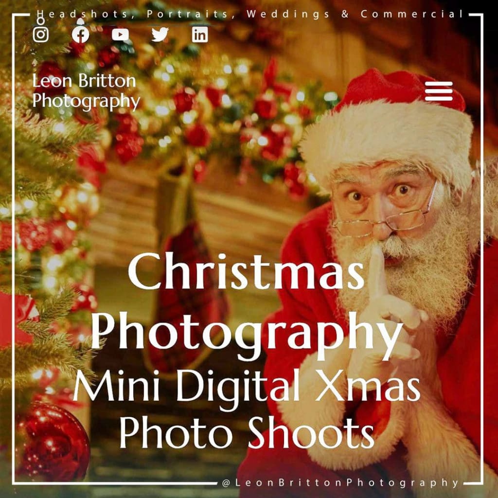 christmas mini portrait session liverpool studio