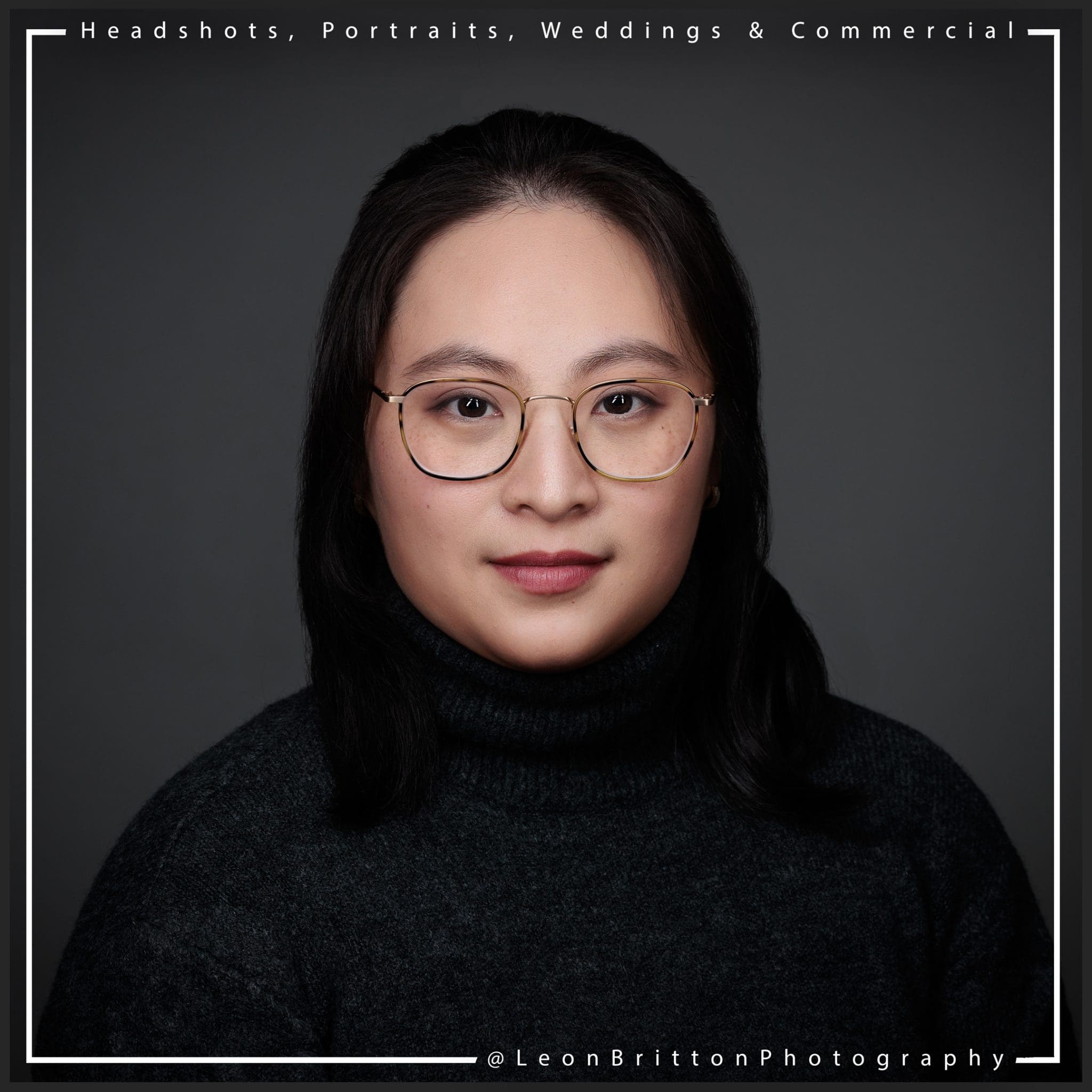 Focused expression professional headshot