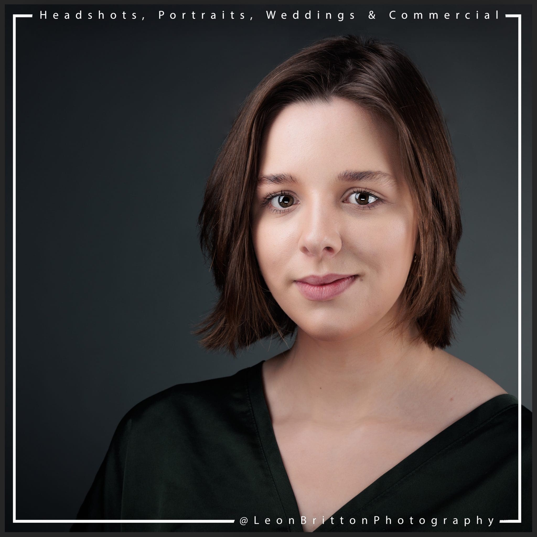 Casual business headshot in studio.
