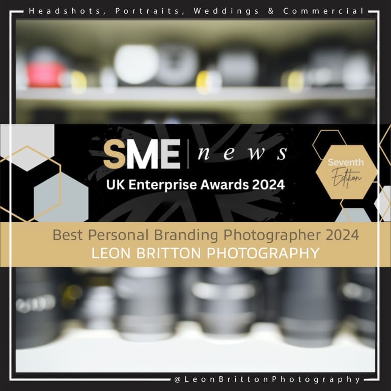 Discover the joy and gratitude of Leon Britton Photography's recent recognition in the 2024 SME UK Enterprise Awards, a testament to our commitment to capturing your stories.