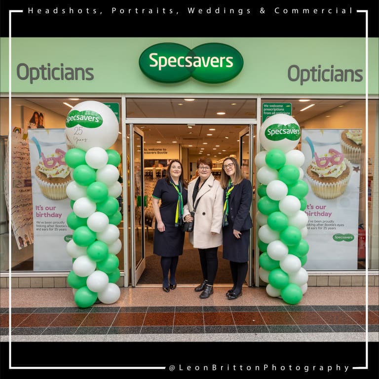 Join us behind the lens at Specsavers' 25th-anniversary celebration in Bootle Strand Shopping Centre, where we captured key moments