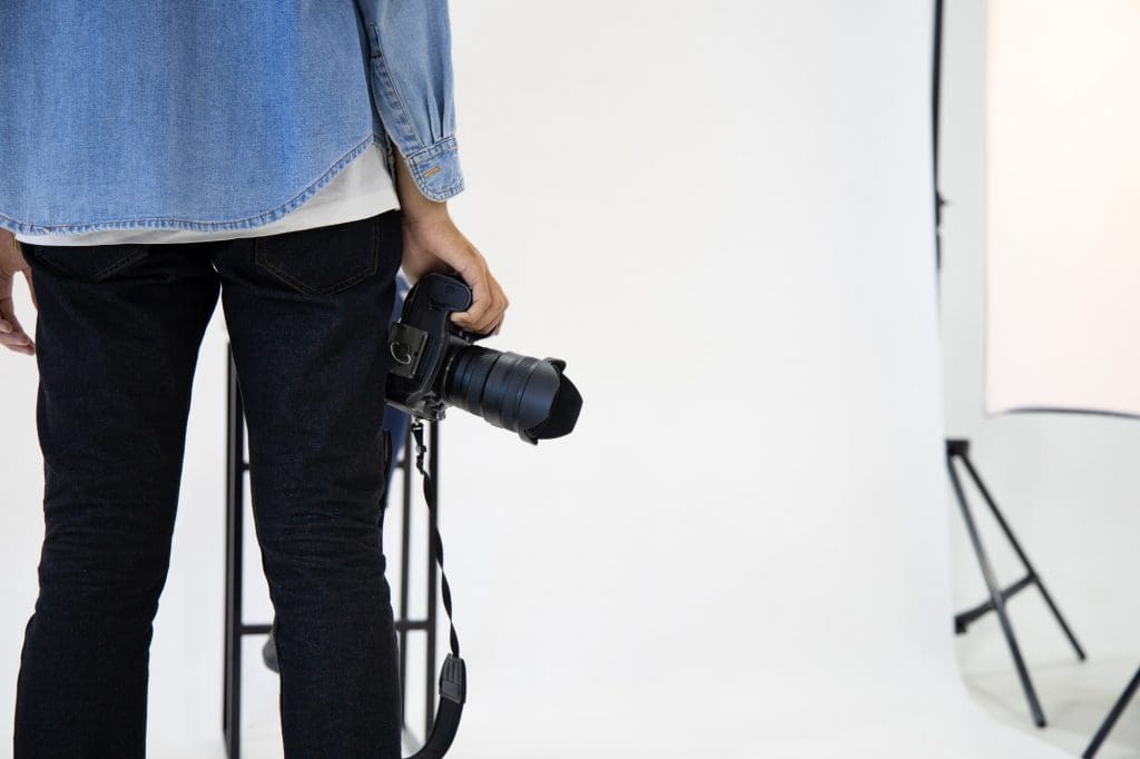 portrait photographer in the studio
