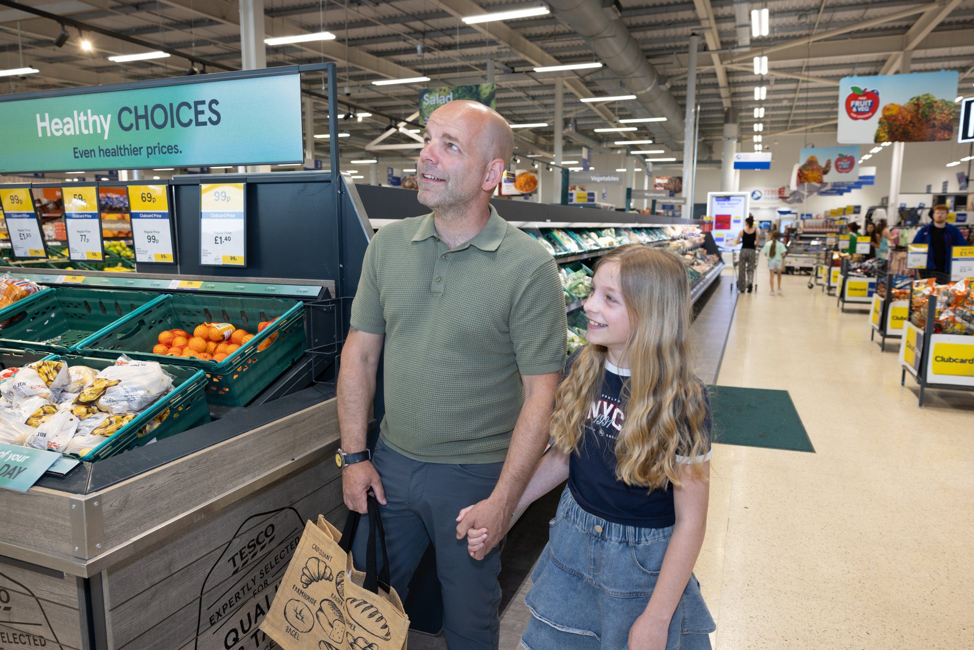 Photography for Tesco Need Anything From Tesco campaign by Leon Britton, commissioned via Tin Man Comms